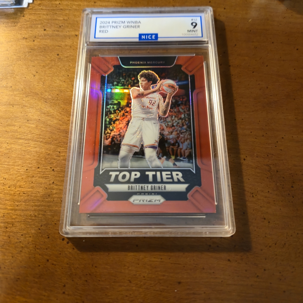2024 Panini Prizm WNBA Top Tier Brittney Griner #12 Red Prizm Numbered 55/99
